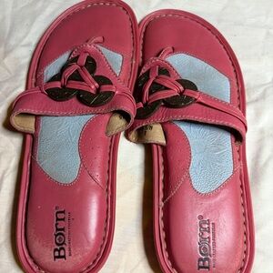 Born Pink and Light Blue Women's Sandals